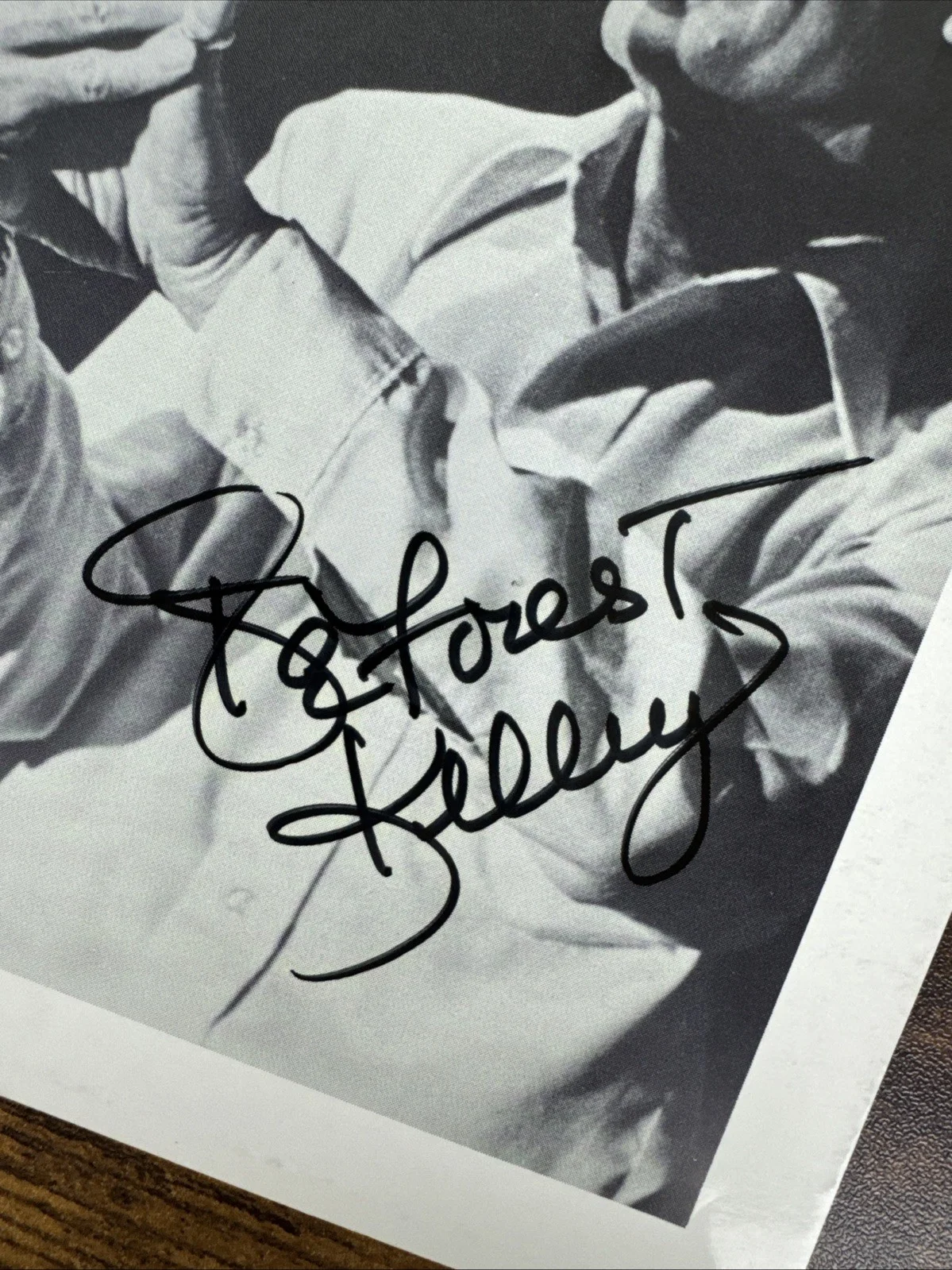 DeForest Kelley — "The Dream Goes On" written and autographed by DeForest Kelley, image 2
