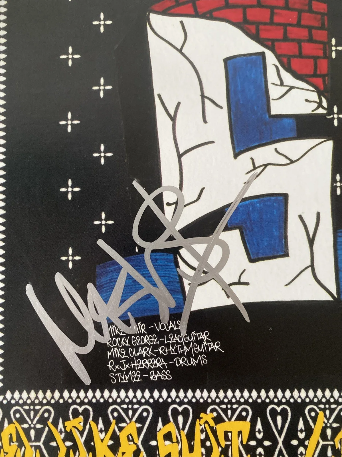 Mike Muir Autographed Vinyl Album Controlled By Hatred ‘Suicidal Tendencies’, image 2