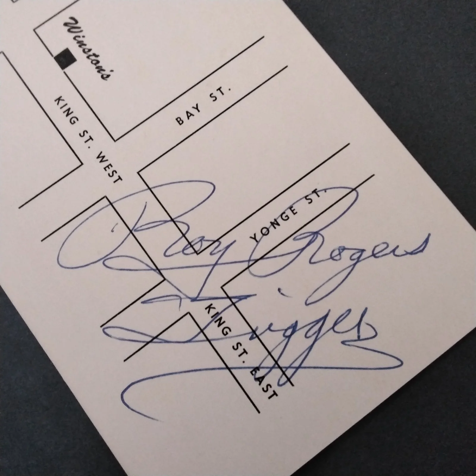 Roy Rogers SIGNED Card Photo 40s Movie TV Actor Trigger Westerns Happy Trails, изображение 3