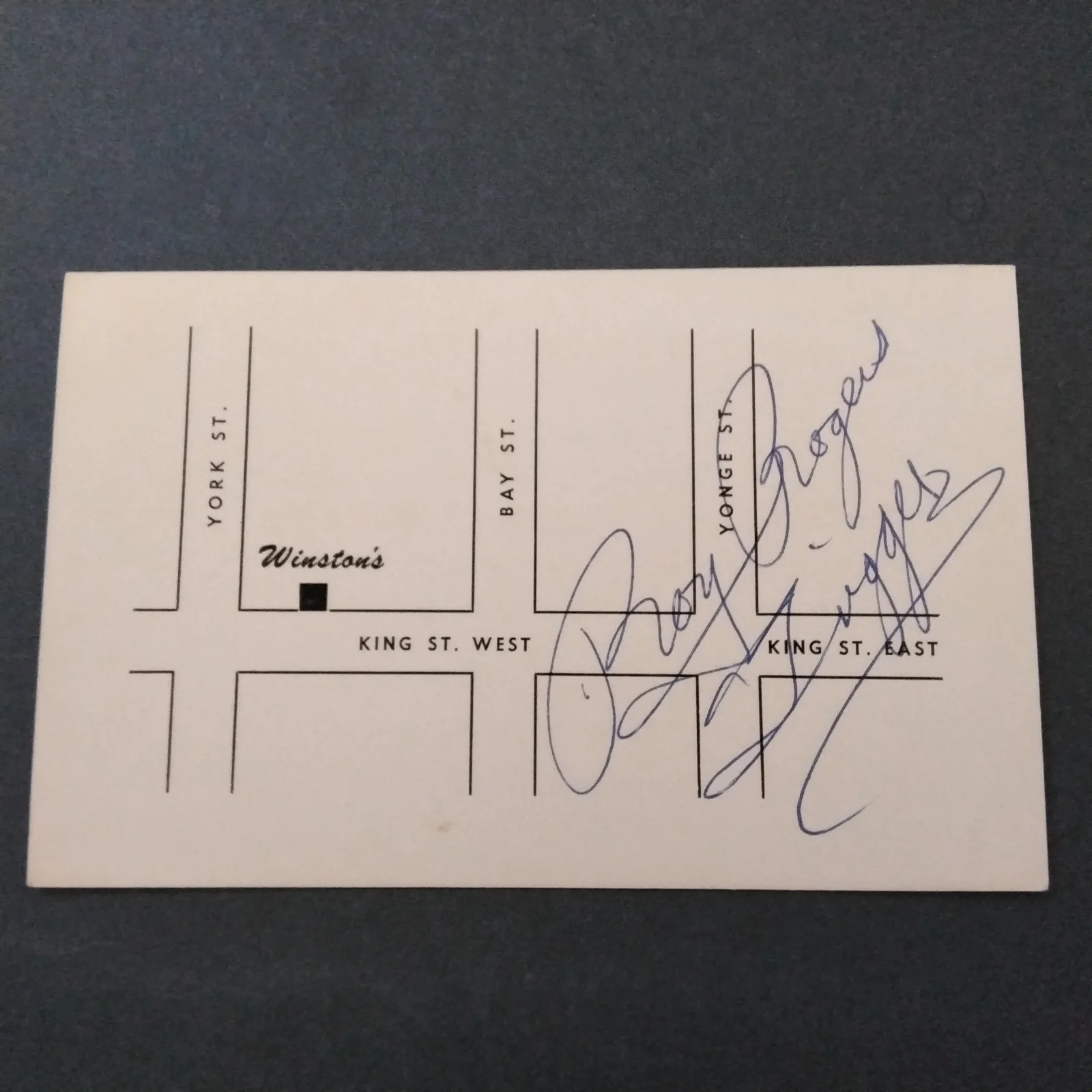 Roy Rogers SIGNED Card Photo 40s Movie TV Actor Trigger Westerns Happy Trails, изображение 4