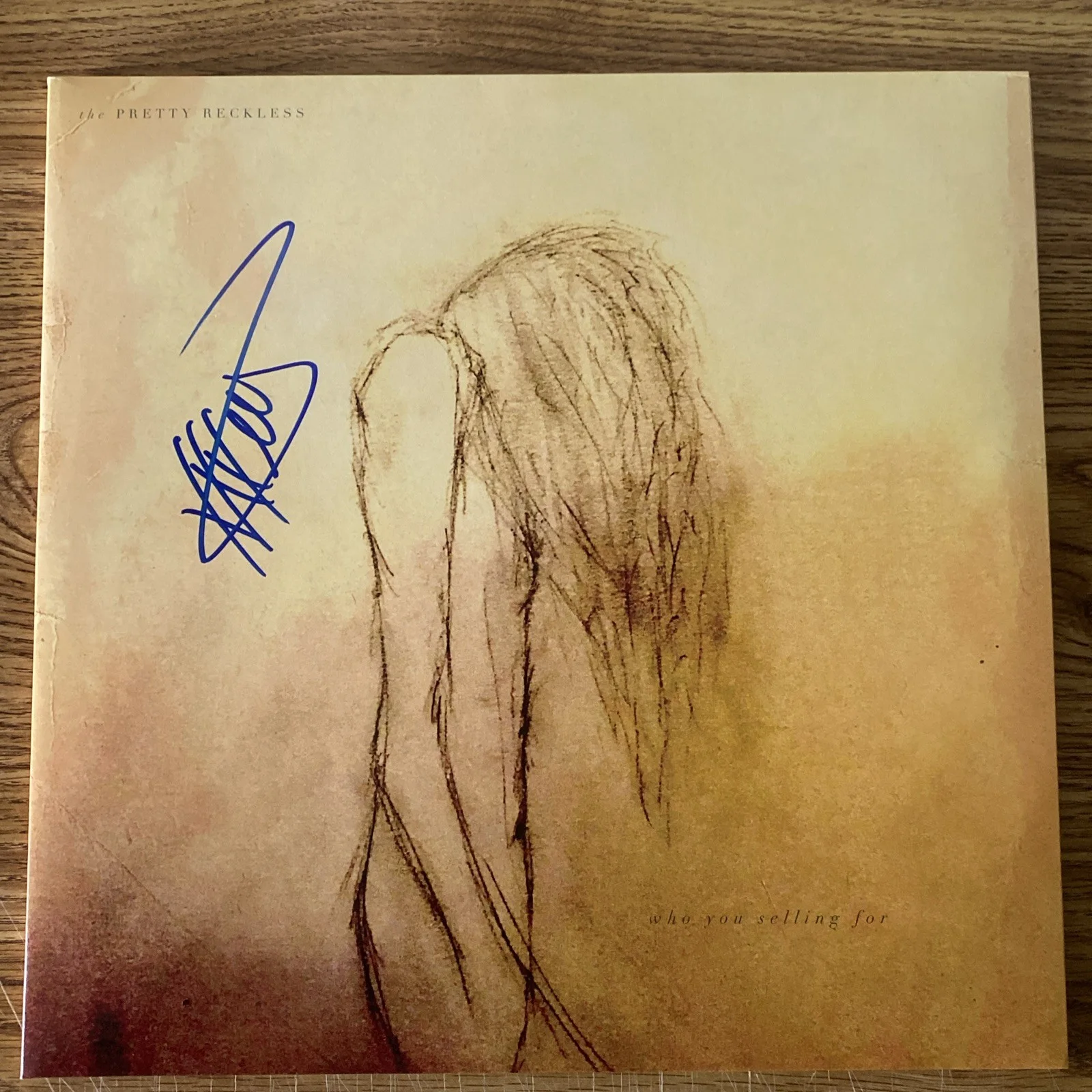 Taylor Momsen — Taylor Momsen Aurographed Vinyl Album The Pretty Reckless ‘Who You Selling For’