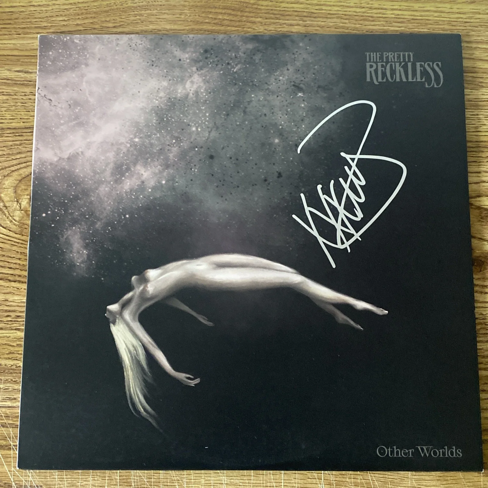 Taylor Momsen — Taylor Momsen Aurographed Vinyl Album The Pretty Reckless ‘Other Worlds’