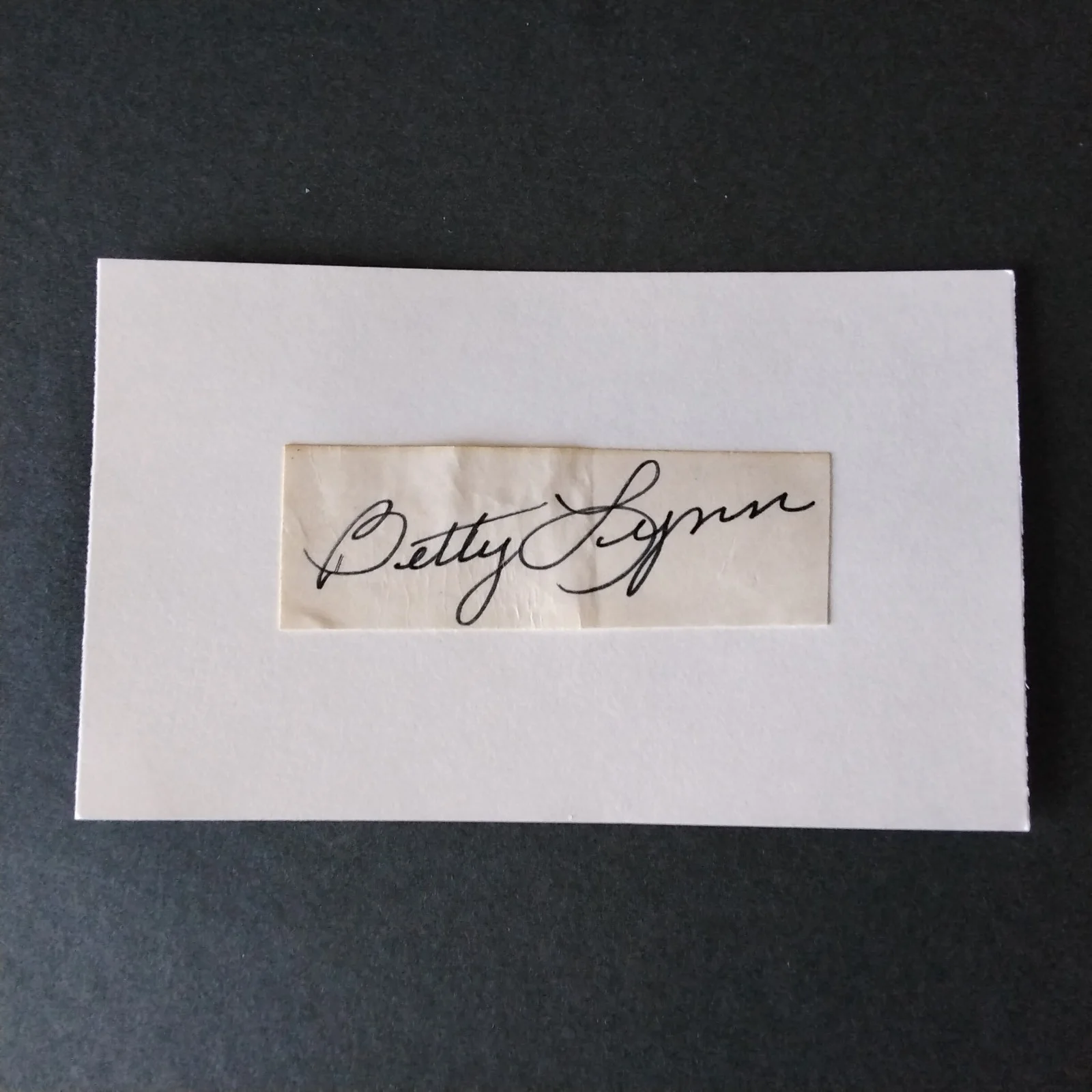 Betty Lynn SIGNED Paper Photo Movie TV Actress Andy Griffith June Bride Singles, изображение 3