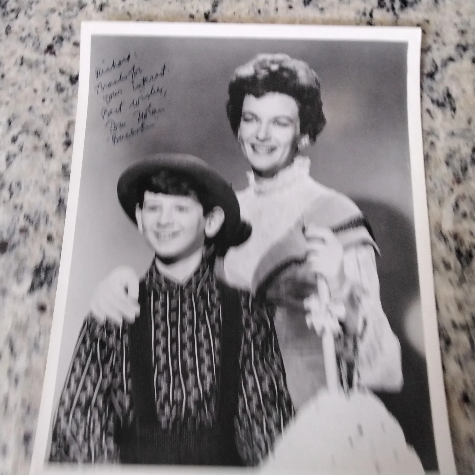 Tommy Nolan Signed Photo 50s Child Movie TV Actor Buckskin Rifleman Gunsmoke, изображение 2