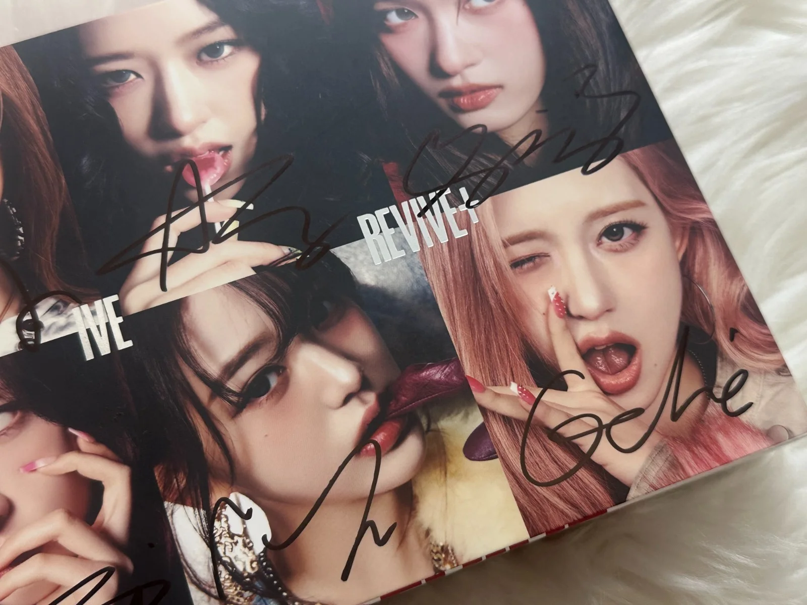 IVE [REVIVE+] - ALL MEMBER Autograph(Signed) PROMO ALBUM KPOP, изображение 3