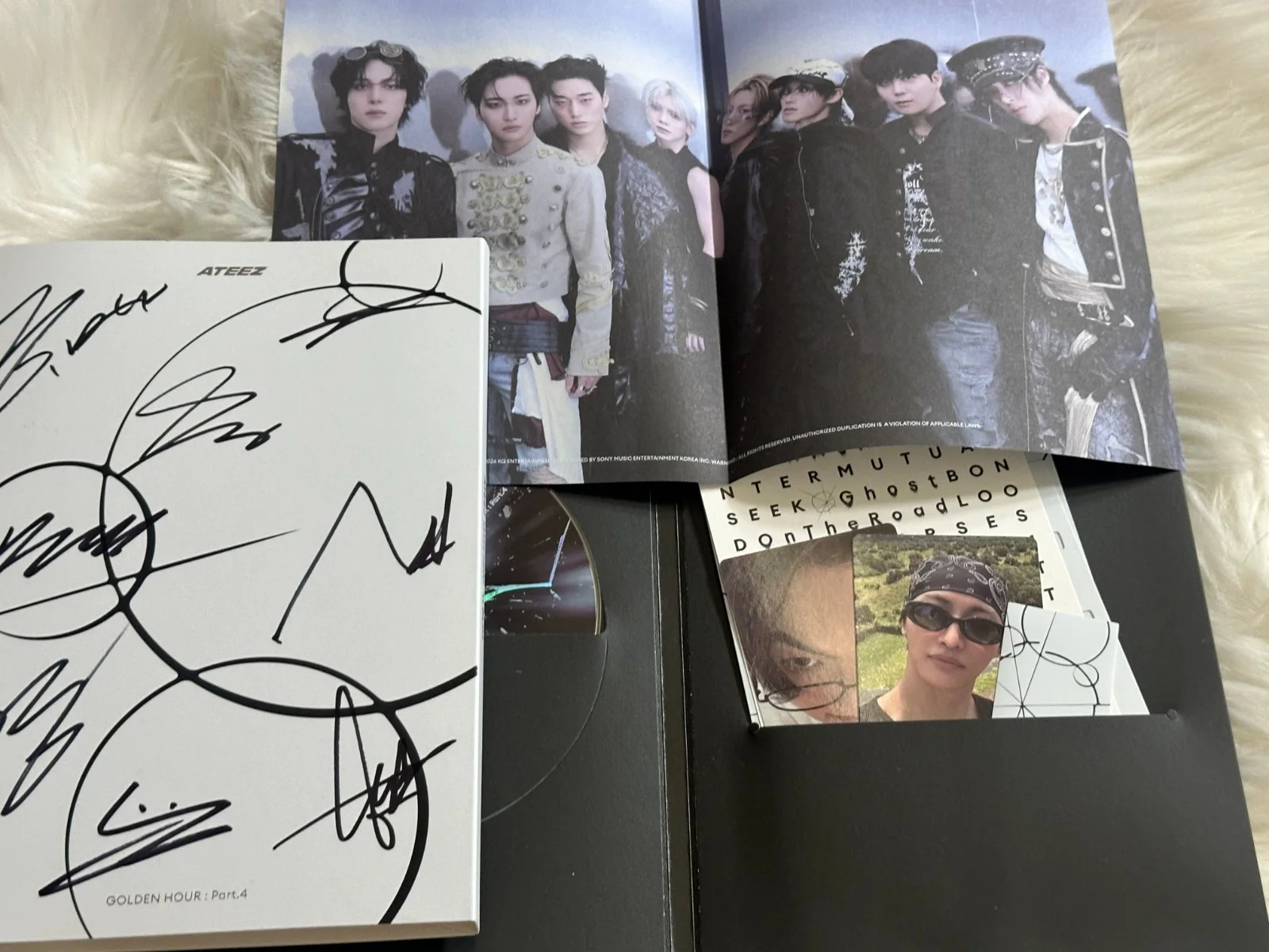 ATEEZ - ALL MEMBER Autograph(Signed) PROMO ALBUM KPOP, изображение 4