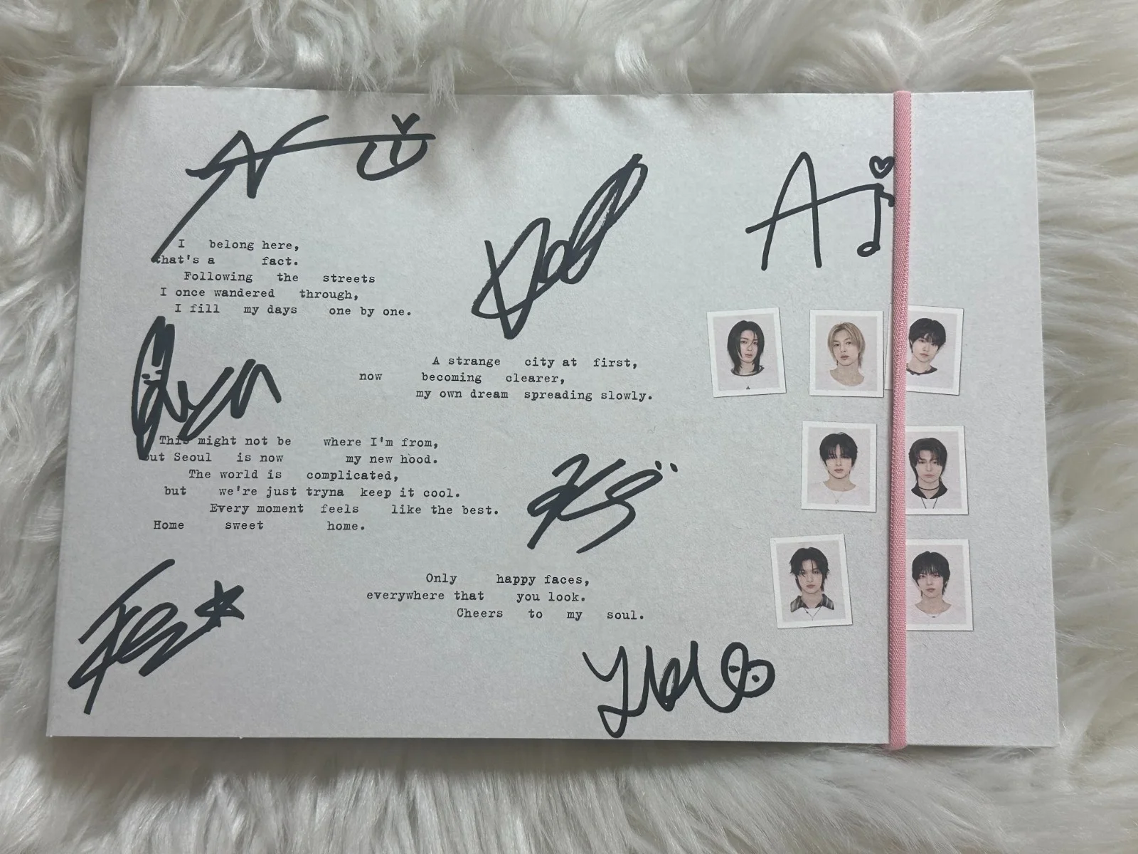 NAZE - ALL MEMBER Autograph(Signed) PROMO ALBUM KPOP, изображение 4