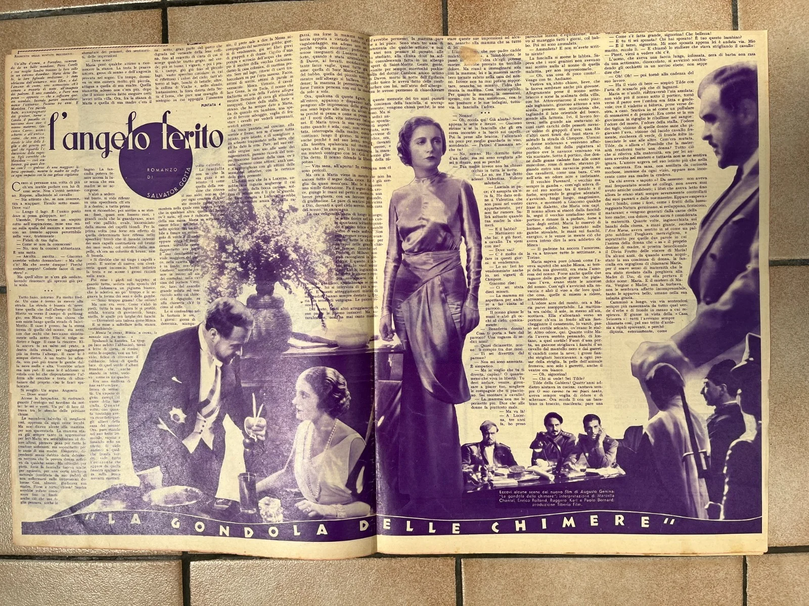 Vintage MAE WEST IRINA LUCACEVIC JOAN BLONDELL Italian Mag 1933, изображение 4