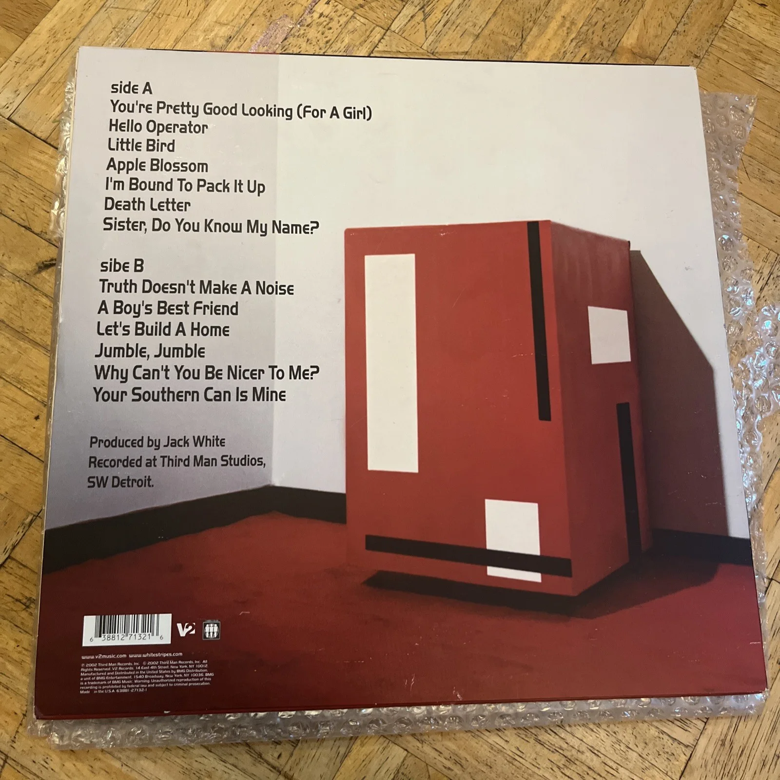 Jack White The White Stripes DE STIJL Vinyl Album Music Signed Autographed PSA, изображение 3