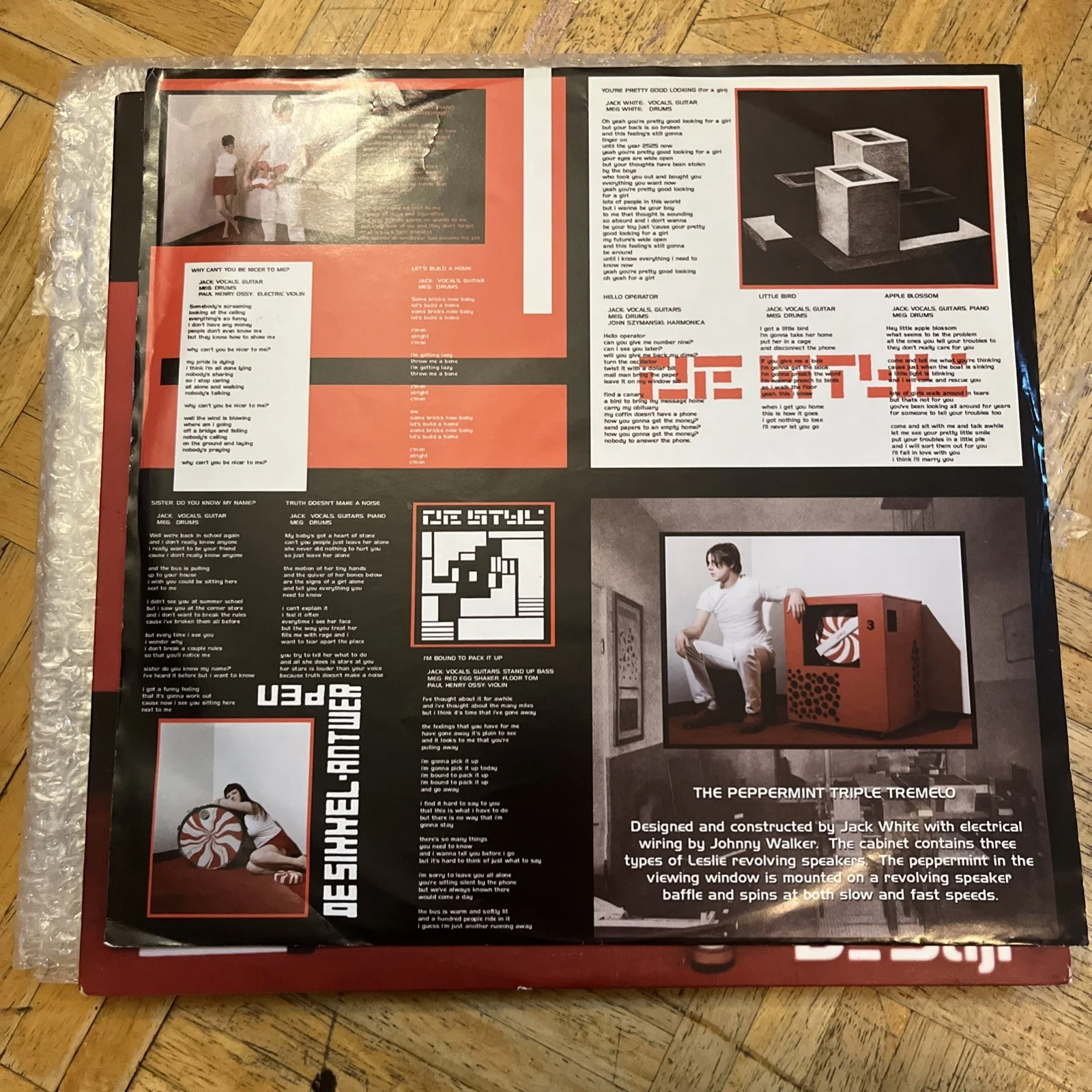 Jack White The White Stripes DE STIJL Vinyl Album Music Signed Autographed PSA, изображение 4