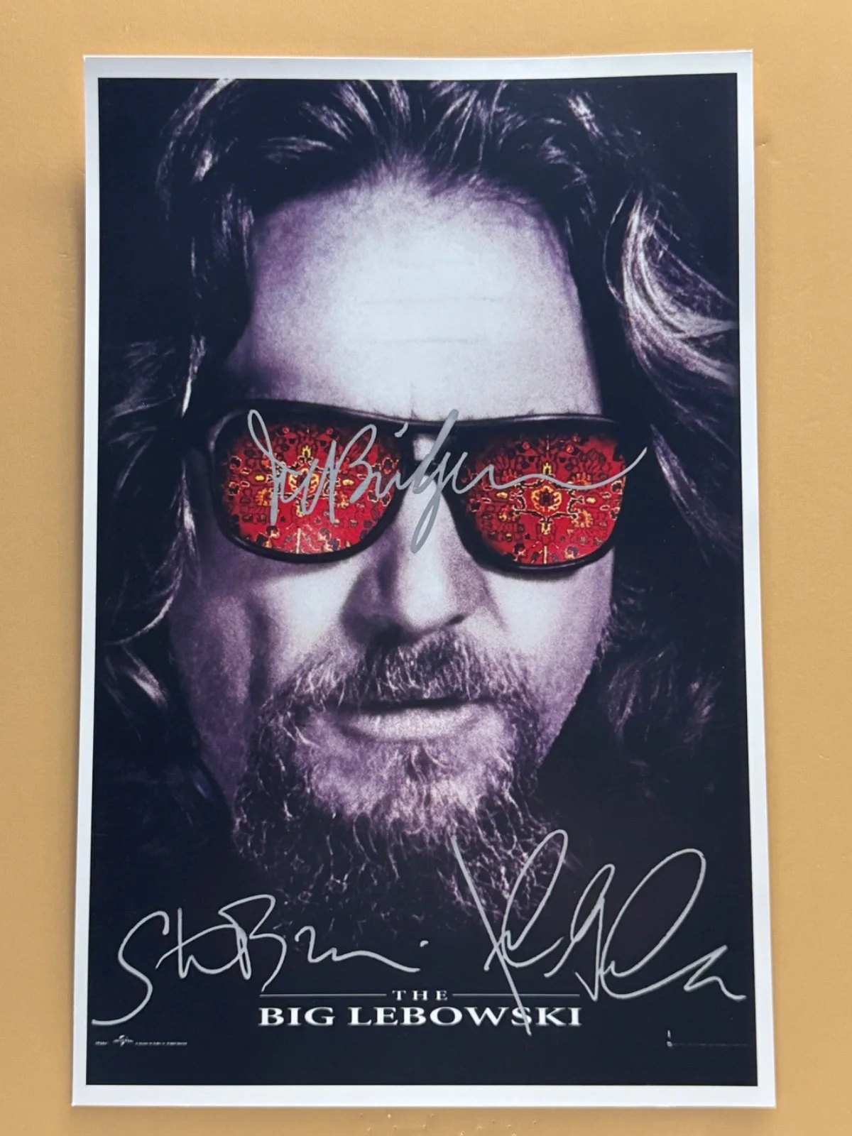 Jeff Bridges, John Goodman, Steve Buscemi — SIGNED THE BIG LEBOWSKI 11x17 Movie Poster COA by 3 of the actors - Ships FREE