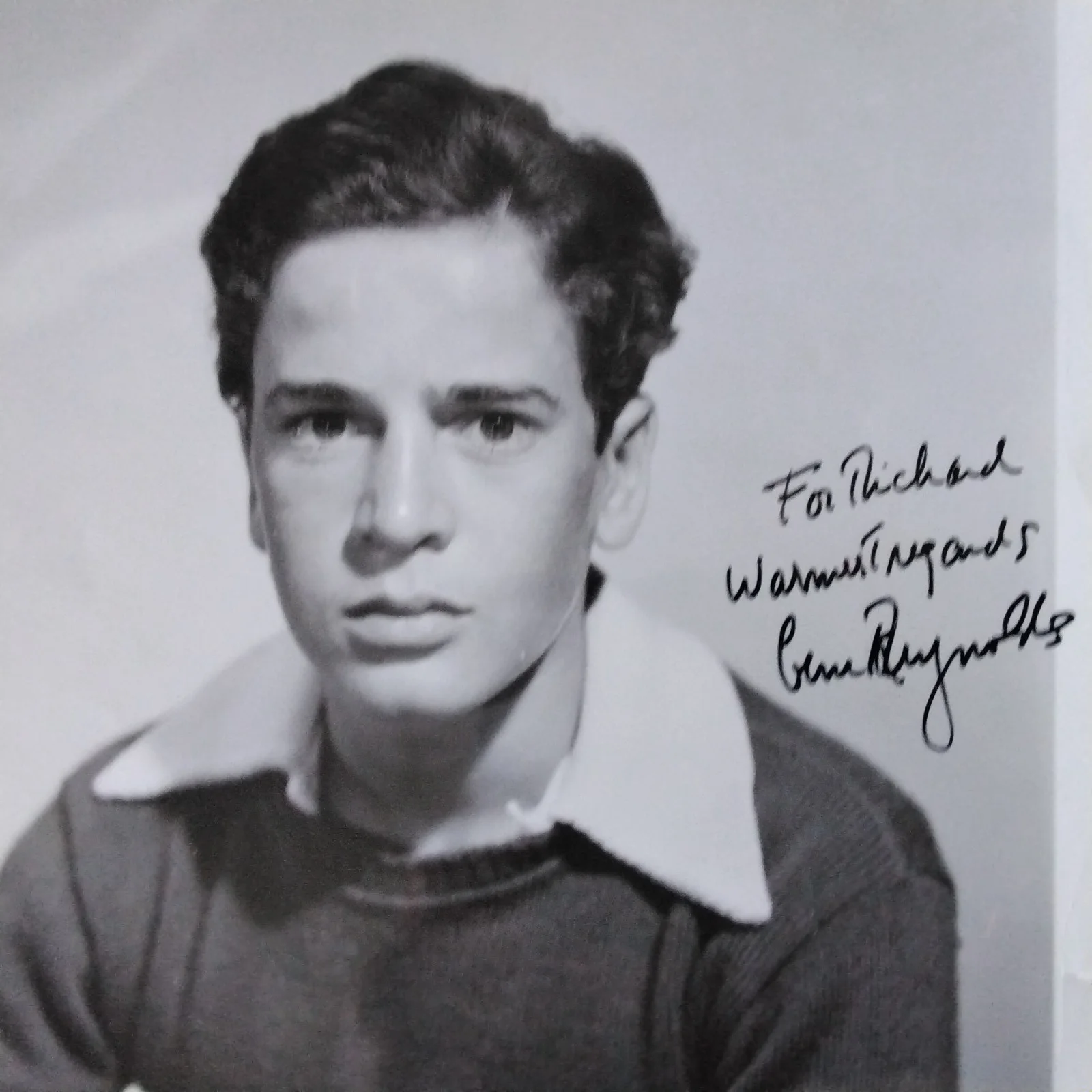 Gene Reynolds SIGNED Photo 30s Child Movie Actor Our Gang Heidi Boys Town MASH, изображение 3