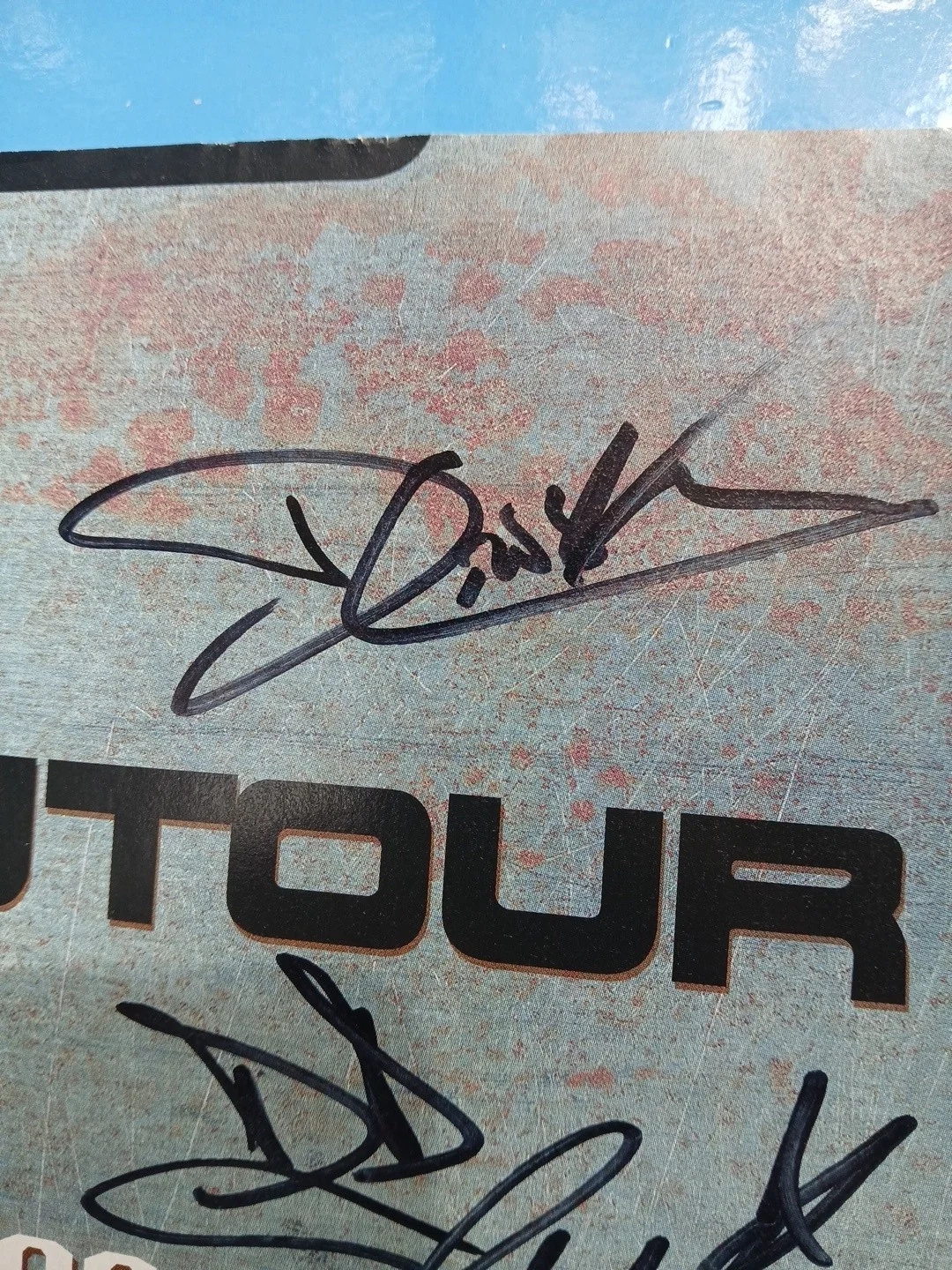 Overkill Band Autographs Signed Gigantour Booklet 2006 RARE!, image 3