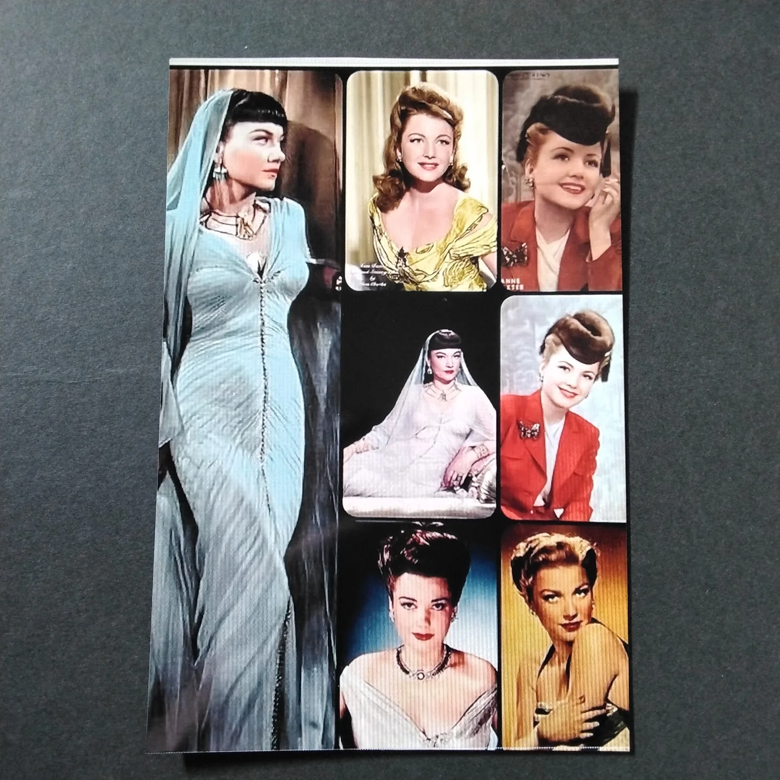 Anne Baxter SIGNED Card Photo Film Actress All About Eve Razor's Edge Cimarron, изображение 5