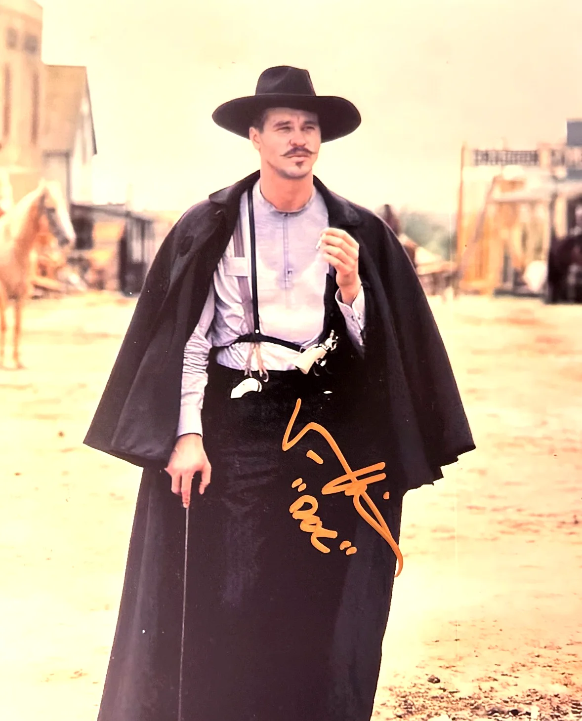 Val Kilmer — VAL KILMER Signed [TOMBSTONE: Doc Holiday] 8x10" Authentic Autograph w/COA, image 3