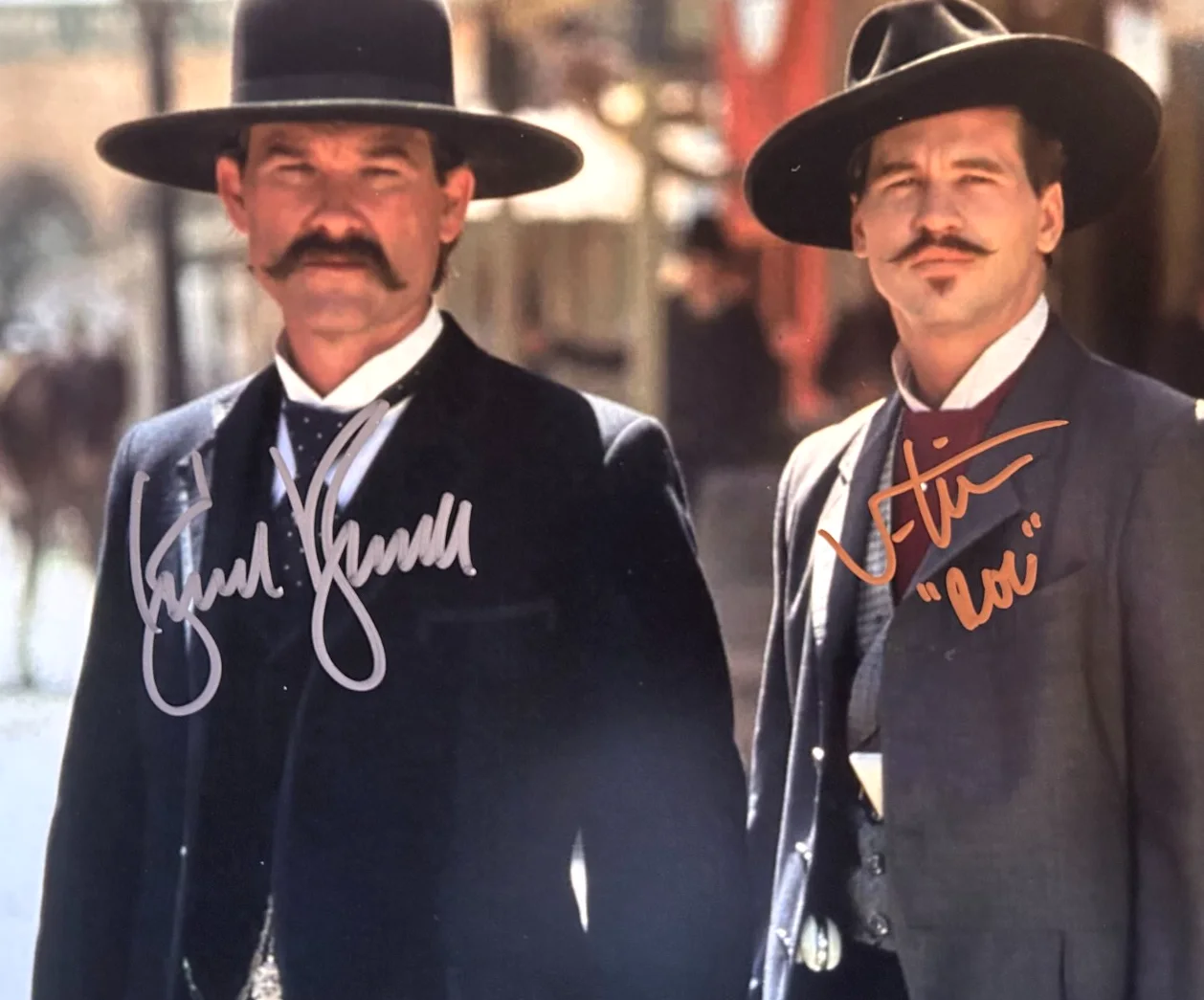 Kurt Russell, Val Kilmer — TOMBSTONE Signed (Kilmer, Russell) 8x10" Authentic Original Autographs + COA, изображение 3