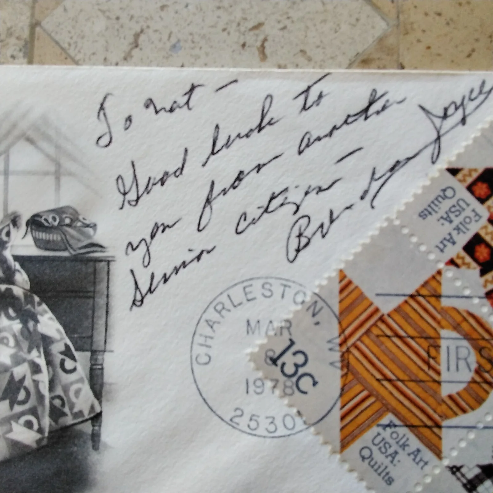 Brenda Joyce & Johnny Sheffett SIGNED Envelopes Photo 40s Film Actors Tarzan, изображение 5