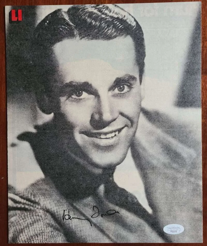 Henry Fonda — Henry Fonda JSA Coa Signed 9x12 Photo Autograph