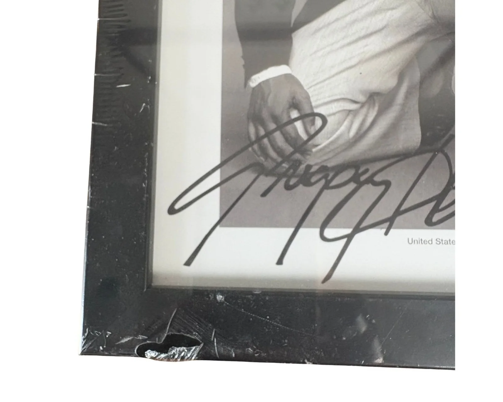 GREGORY HINES AUTOGRAPHED USPS BLACK HERITAGE RELEASE FRAMED ARTWORK 2019, image 2