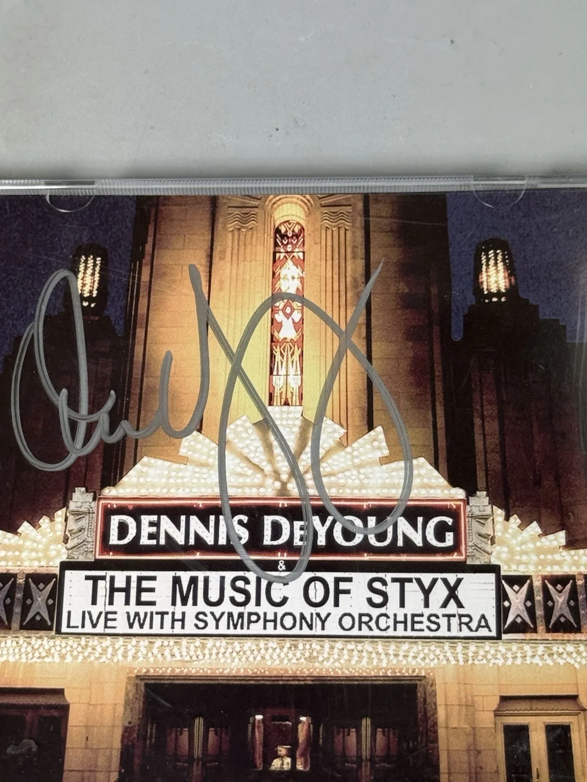 Dennis deyoung Signed CD Music of Styx B723, image 2