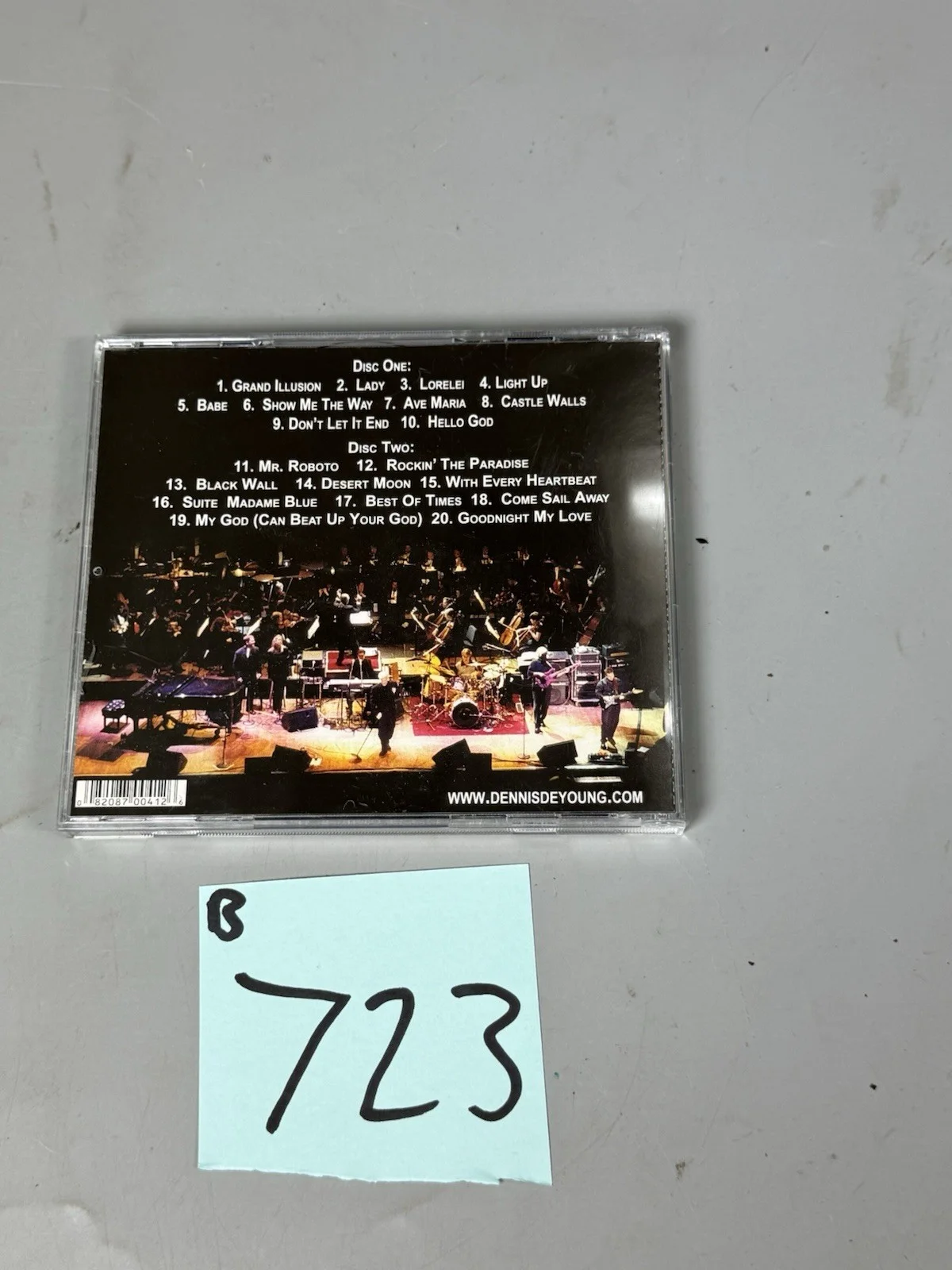 Dennis deyoung Signed CD Music of Styx B723, image 3