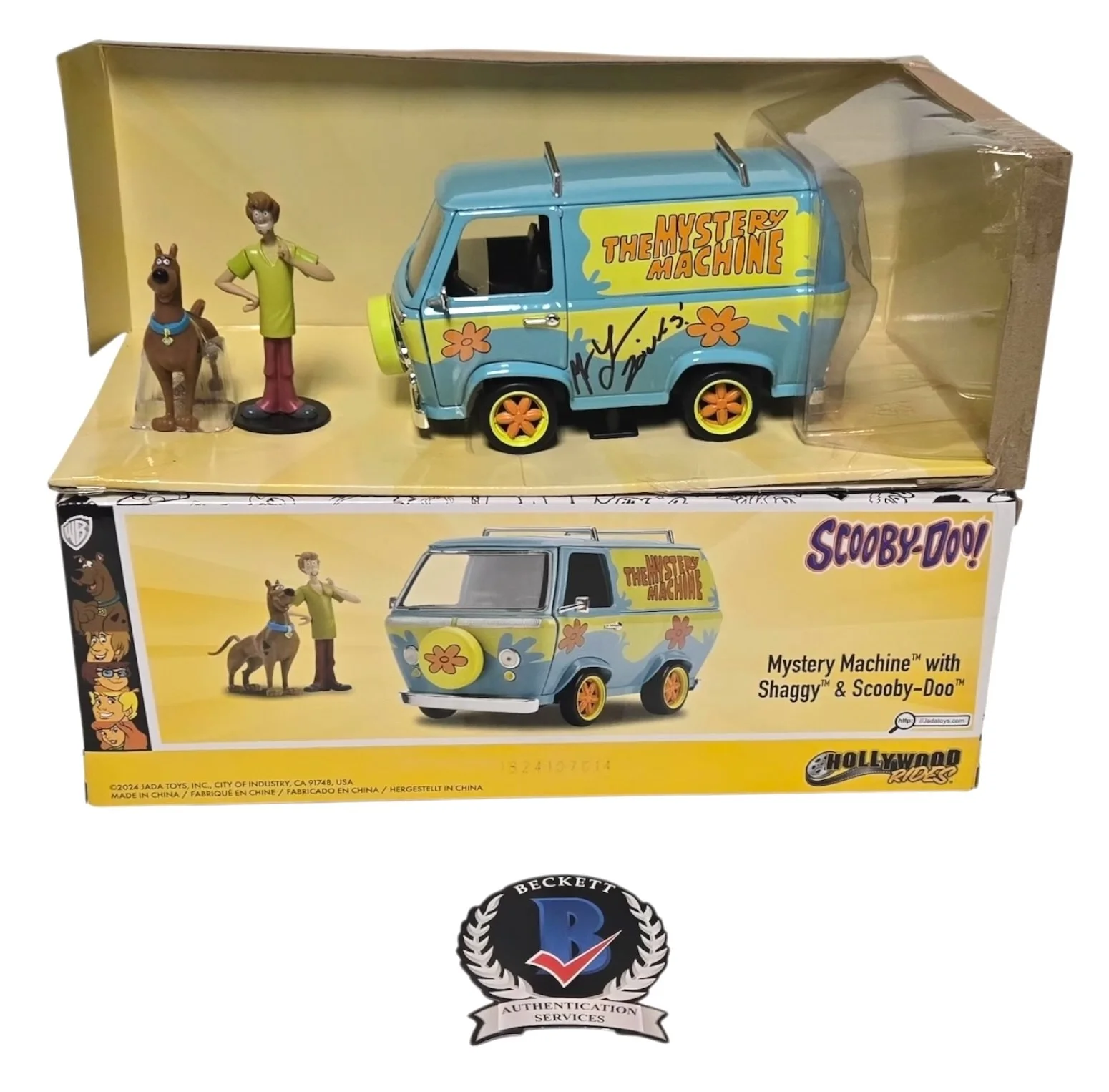 MATTHEW LILLARD — MATTHEW LILLARD SIGNED SCOOBY-DOO MYSTERY MACHINE VAN BECKETT BAS, image 3