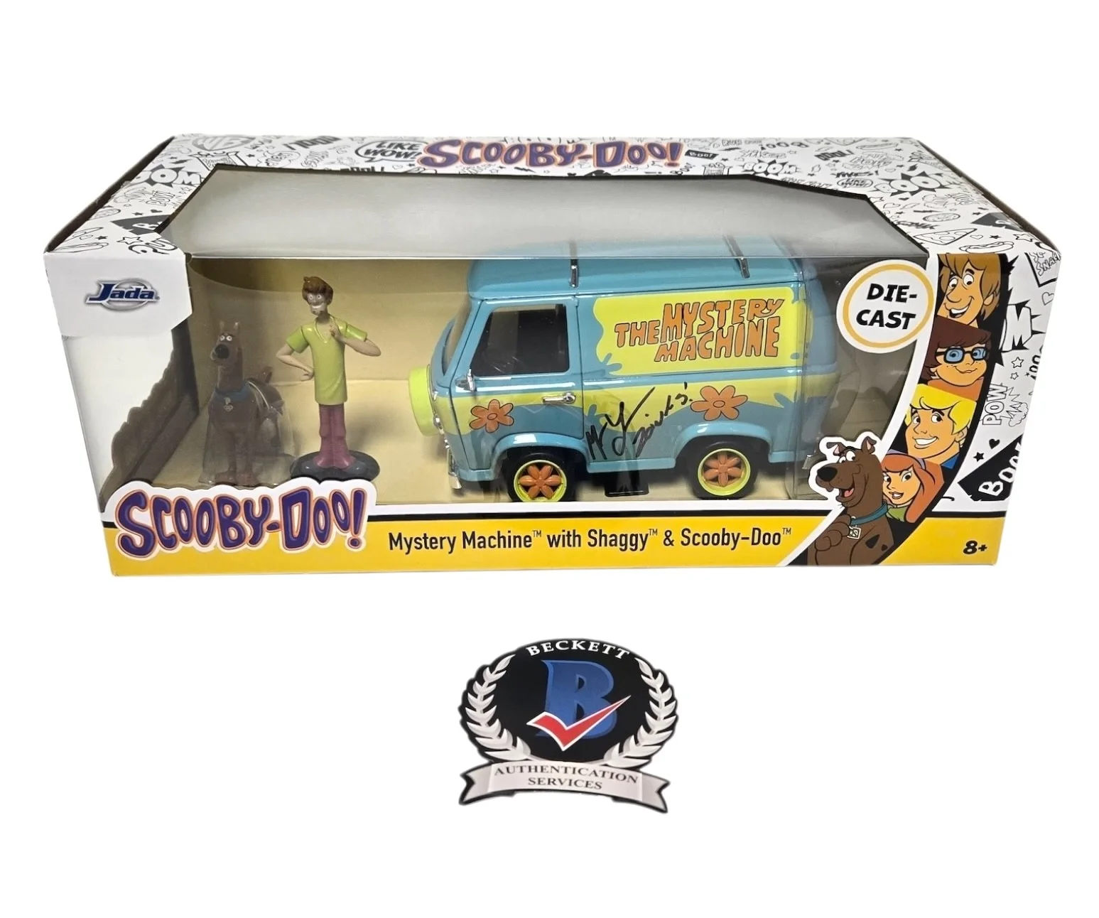 MATTHEW LILLARD — MATTHEW LILLARD SIGNED SCOOBY-DOO MYSTERY MACHINE VAN BECKETT BAS, image 4