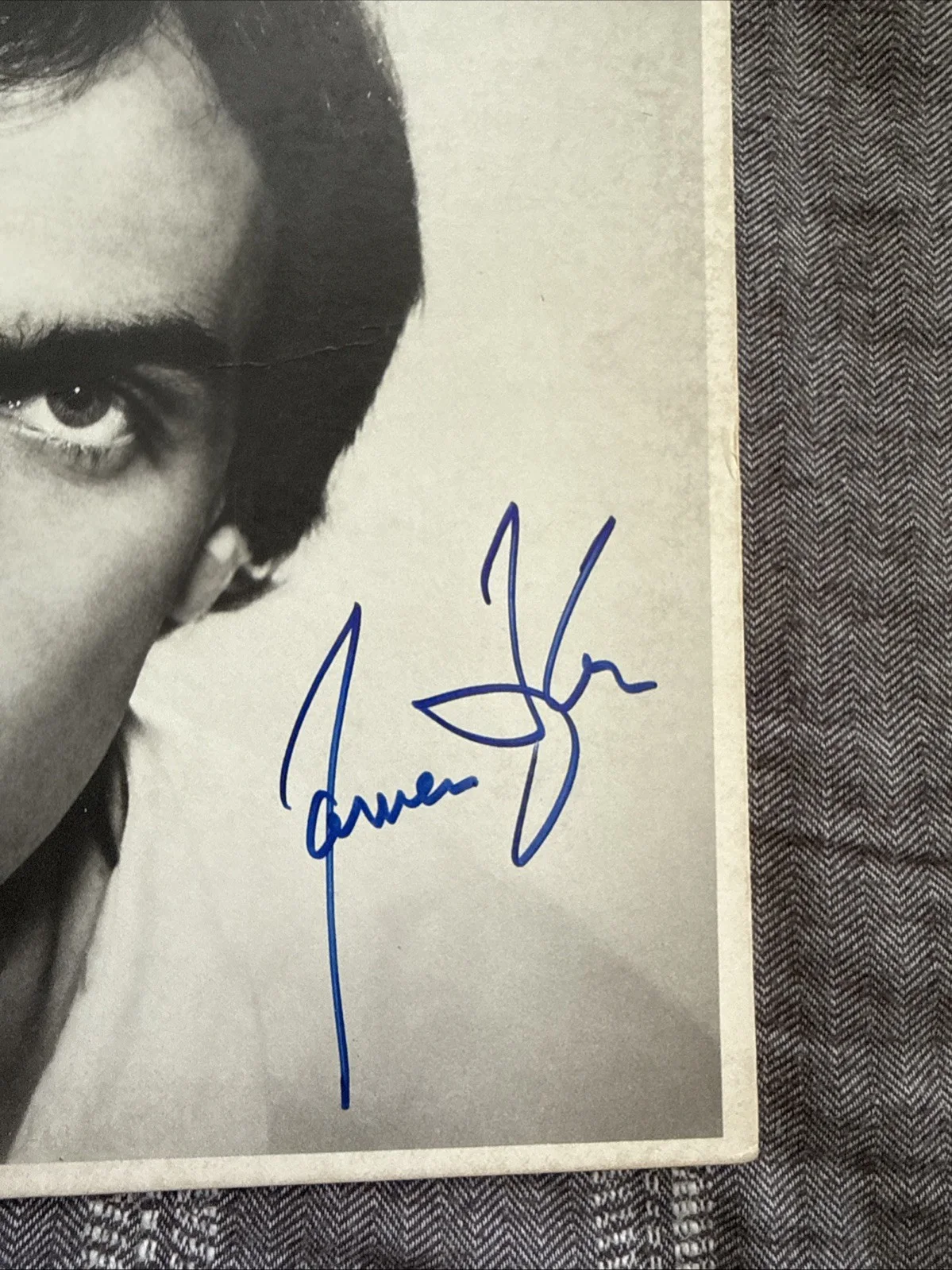 James Taylor Autographed Signed JT Album Cover Beckett COA BAS, image 2