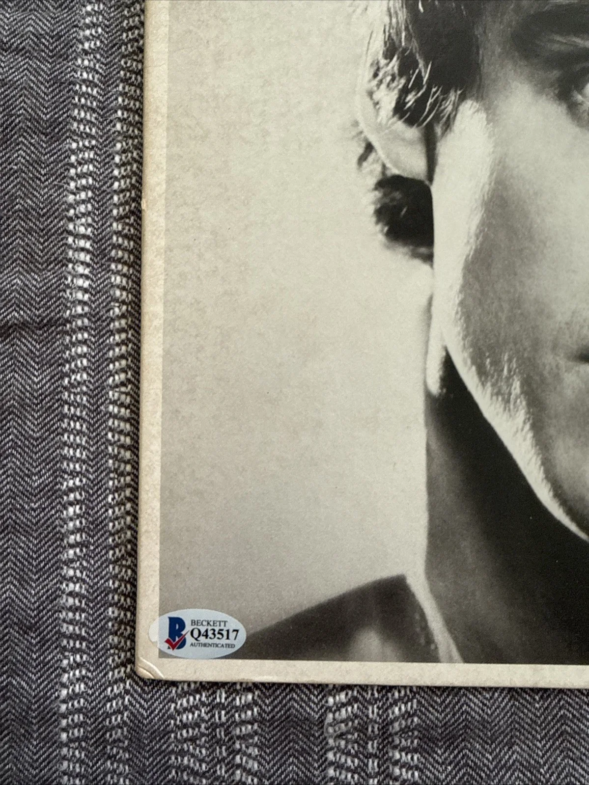 James Taylor Autographed Signed JT Album Cover Beckett COA BAS, image 3