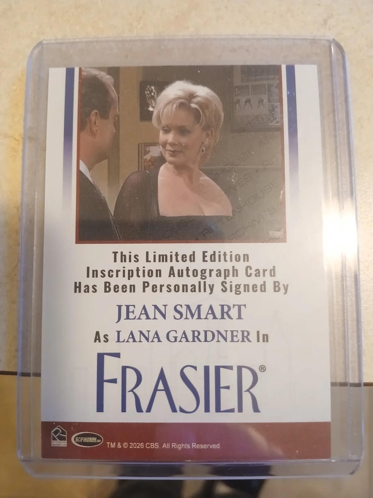 Jean Smart — Jean Smart 2026 Rittenhouse Frasier Autograph Inscription Card., image 2