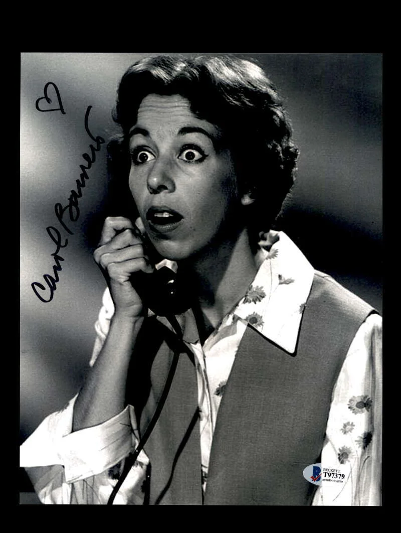 Carol Burnett — Carol Burnett BAS Beckett Coa Signed 8x10 Photo Certified Autograph
