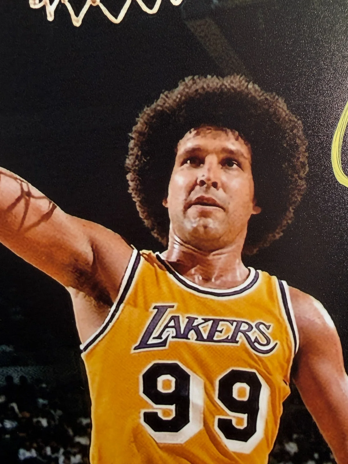 Chevy Chase — Chevy Chase Autographed Fletch Lakers 11x14 Photo w/ Magic & Bird ASI Proof, изображение 3