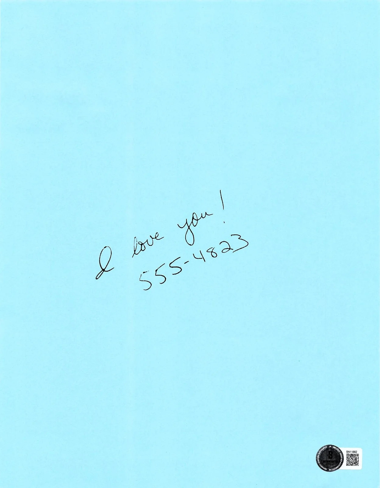 CLAUDIA WELLS — CLAUDIA WELLS SIGNED AUTO BACK TO THE FUTURE SAVE THE CLOCK TOWER FLYER BECKETT, image 2