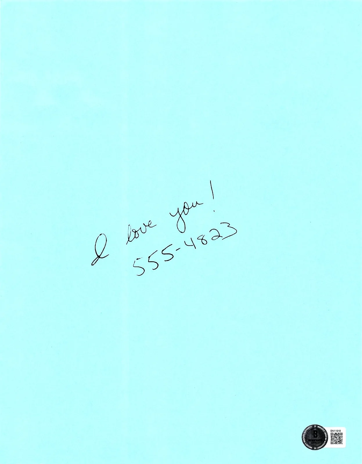 CLAUDIA WELLS — CLAUDIA WELLS SIGNED AUTO BACK TO THE FUTURE SAVE THE CLOCK TOWER FLYER BECKETT, изображение 2