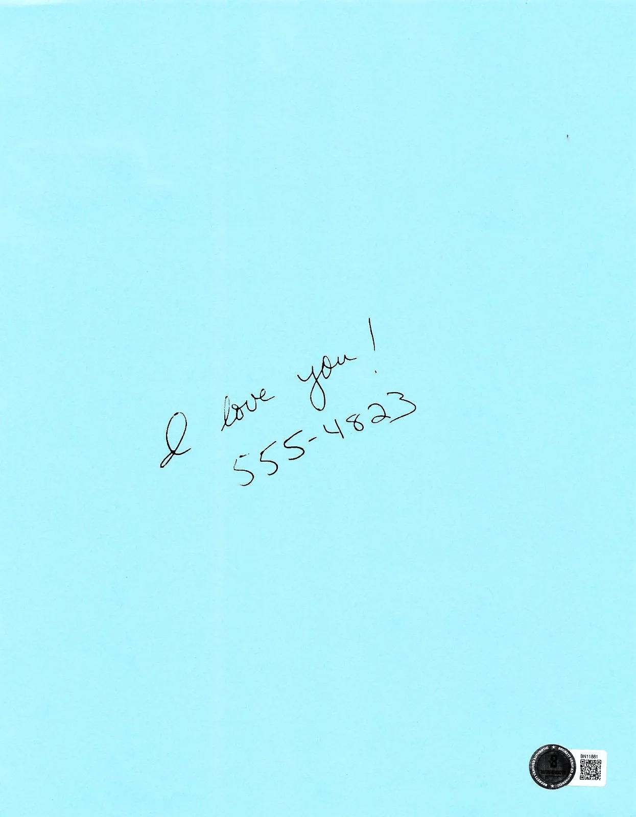 CLAUDIA WELLS — CLAUDIA WELLS SIGNED AUTO BACK TO THE FUTURE SAVE THE CLOCK TOWER FLYER BECKETT, image 2