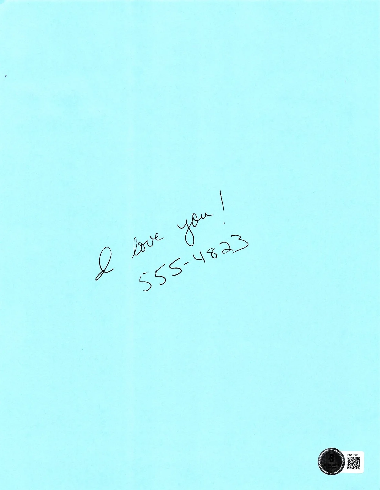 CLAUDIA WELLS — CLAUDIA WELLS SIGNED AUTO BACK TO THE FUTURE SAVE THE CLOCK TOWER FLYER BECKETT, изображение 2