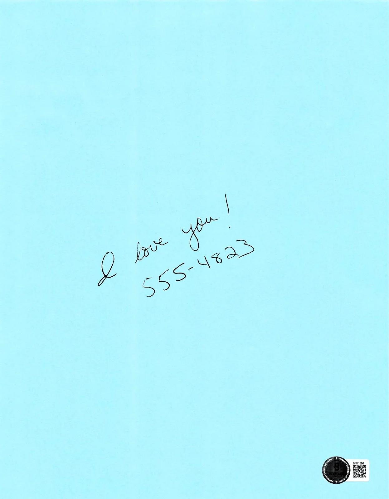 CLAUDIA WELLS — CLAUDIA WELLS SIGNED AUTO BACK TO THE FUTURE SAVE THE CLOCK TOWER FLYER BECKETT, image 2