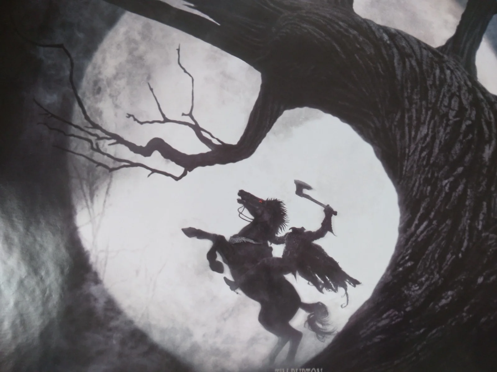 Sleepy Hollow original movie 1999 poster UK quad, изображение 3