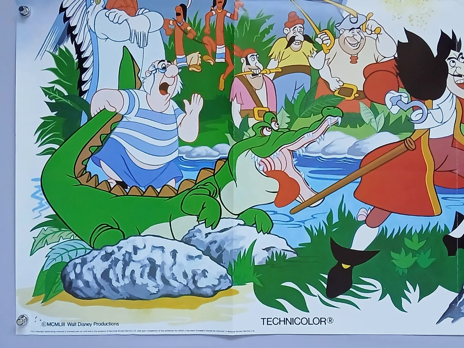 PETER PAN / WIND IN THE WILLOWS (R1980s) original UK quad poster, изображение 4