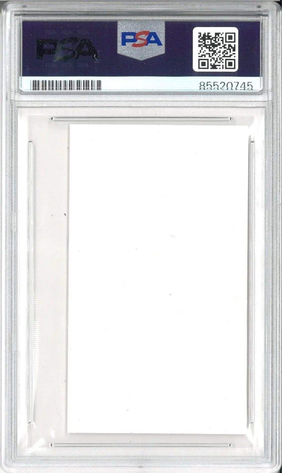 Christian Bale — Christian Bale Signed Autograph Slabbed American Psycho Business Card PSA DNA, image 2