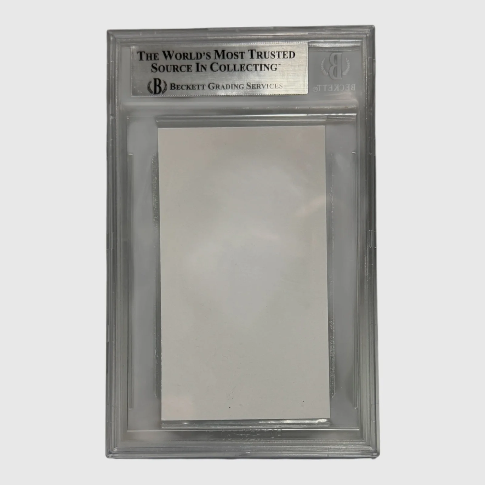 Christian Bale — Christian Bale Signed Autograph Slabbed American Psycho Business Card Beckett, изображение 2