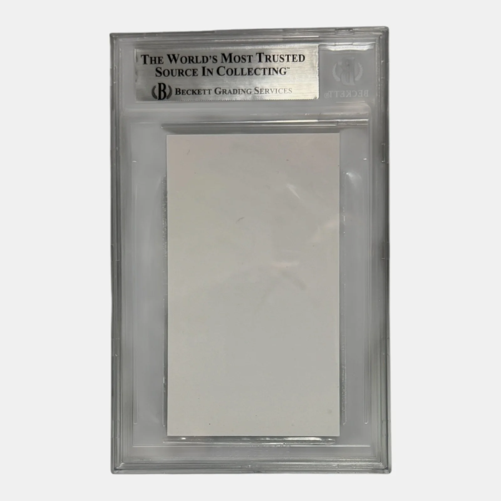 Christian Bale — Christian Bale Signed Autograph Slabbed American Psycho Business Card Beckett, image 2