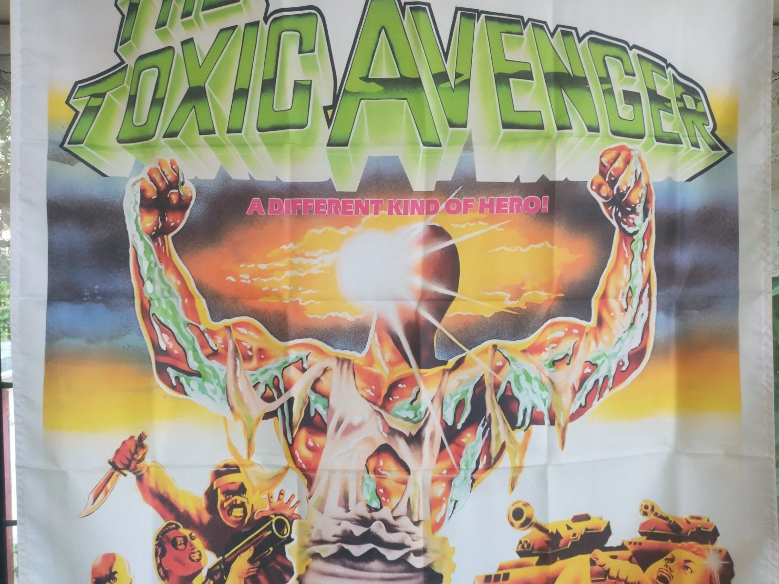 The Toxic Avenger - Promotional Poster Artwork as a Large Flag, image 3