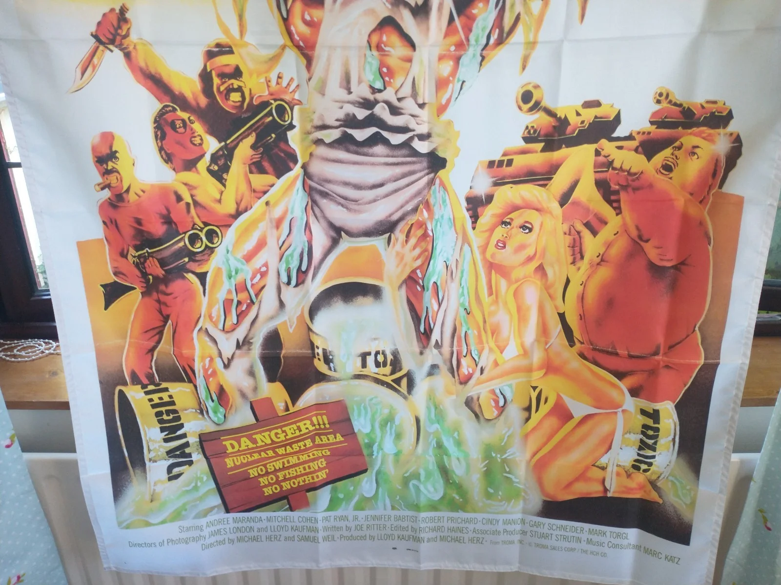 The Toxic Avenger - Promotional Poster Artwork as a Large Flag, image 4