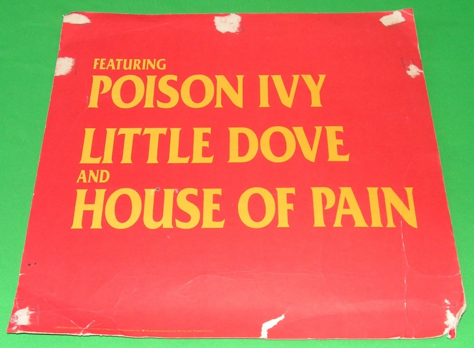 Faster Pussycat Wake Me When Its Over Signed 1/2 Album Cover, image 3