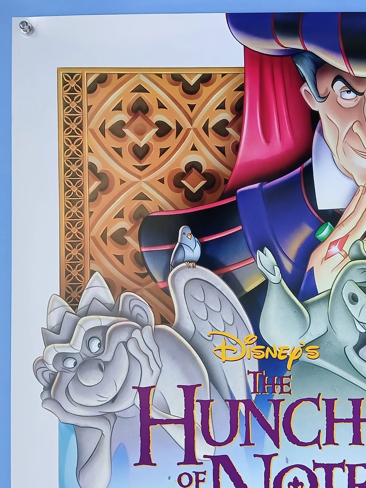 HUNCHBACK OF NOTRE DAME (1996) original double-sided US one-sheet poster -parade, изображение 2