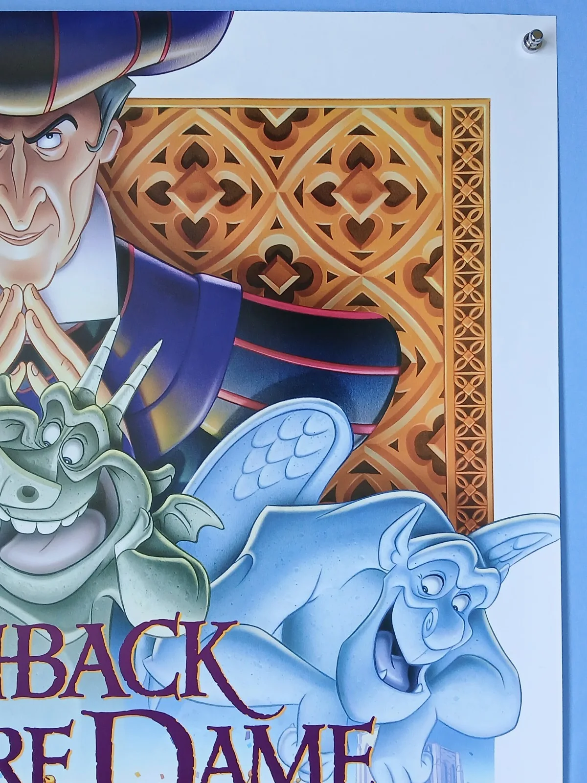 HUNCHBACK OF NOTRE DAME (1996) original double-sided US one-sheet poster -parade, изображение 3
