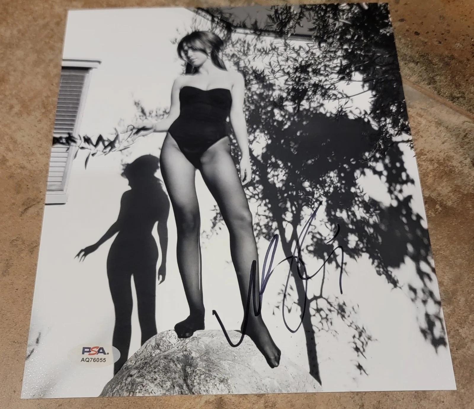 Maria Bakalova — Maria Bakalova signed 8x10 photo autograph PSA DNA photoshoot black white