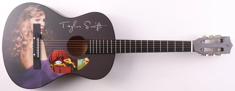 🎸 TAYLOR SWIFT FANS! SIGNED GUITAR DISPLAY PIECE 🎸, image 4
