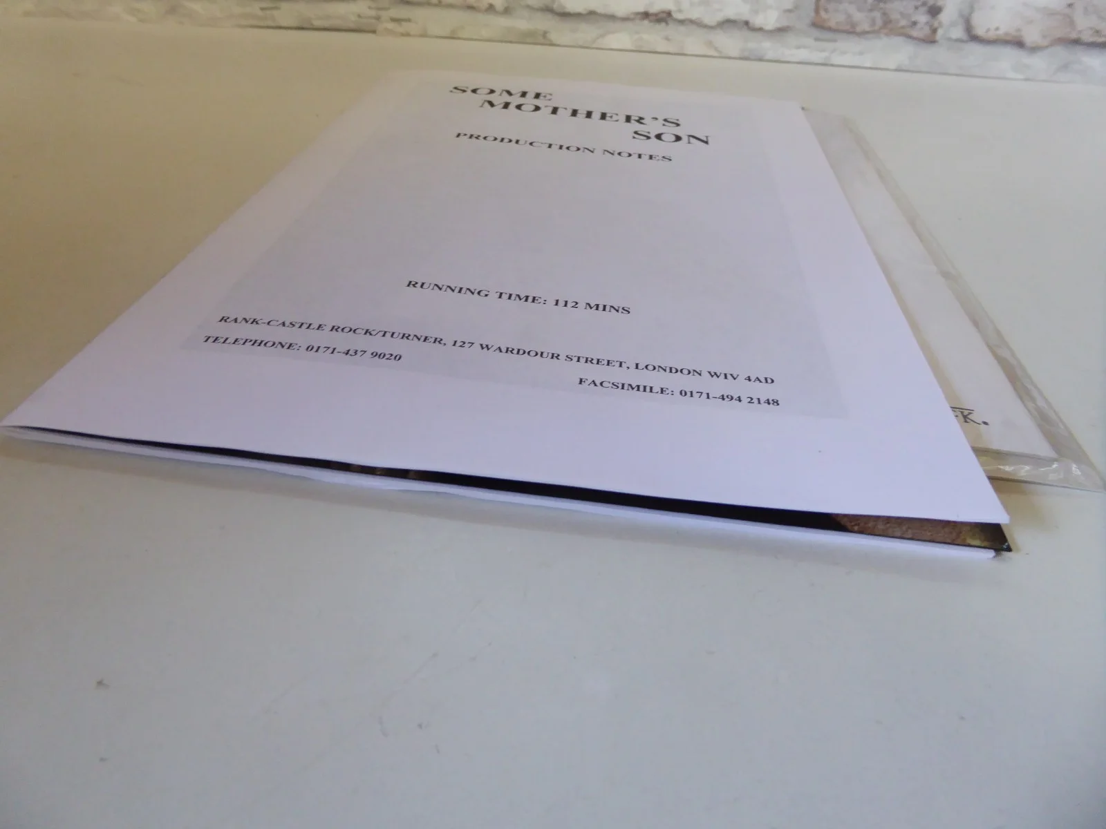 Some Mother's Son Rank-Castle Rock Press Kit inc 7 Photos - Helen Mirren, изображение 2